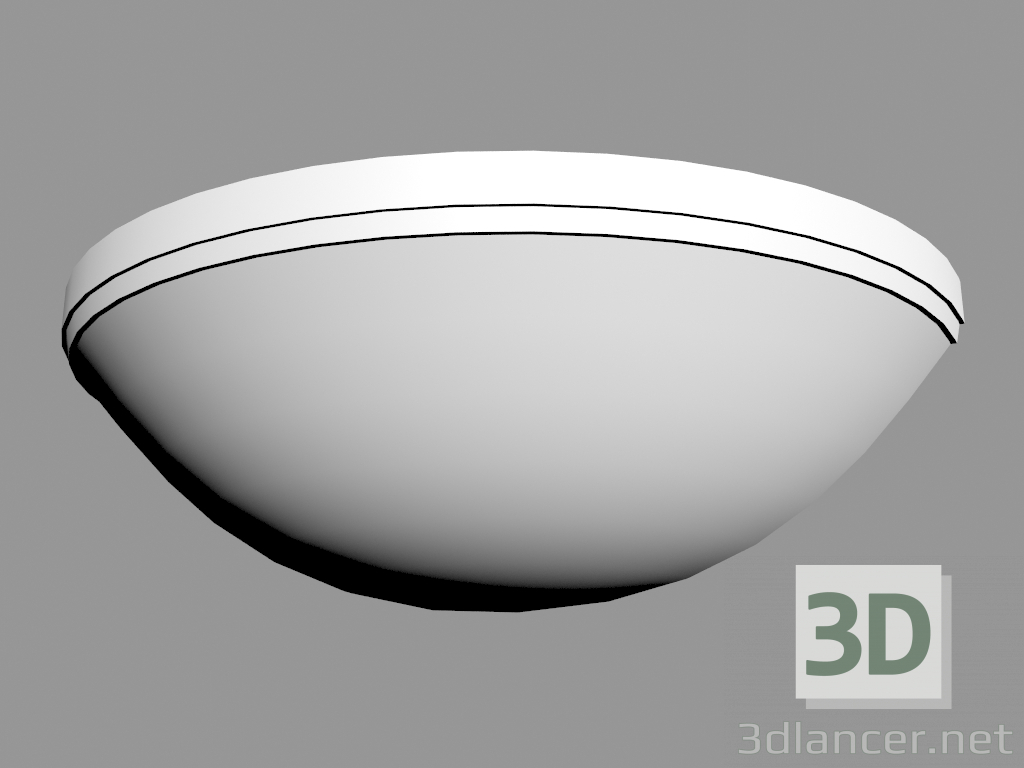 3D Modell Dekorplatte W8052 - Vorschau