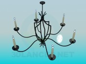 Candelabro com velas