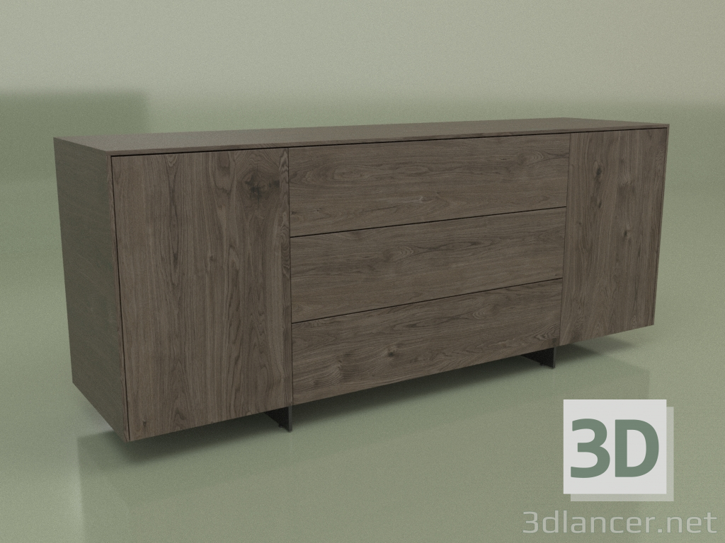 3D modeli Çekmeceli CN 230 (Mocha) - önizleme