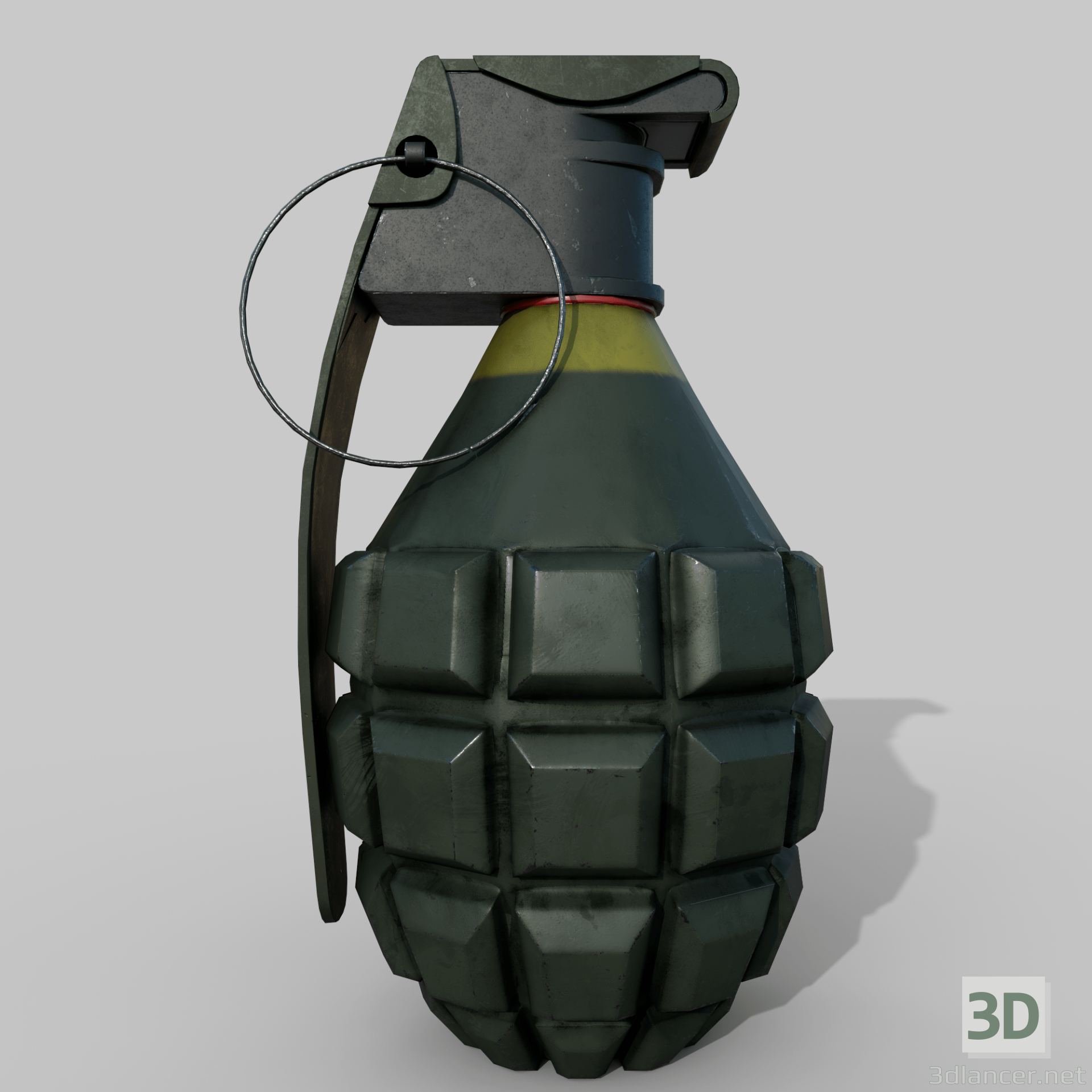 3d Grenade MK 2 model buy - render