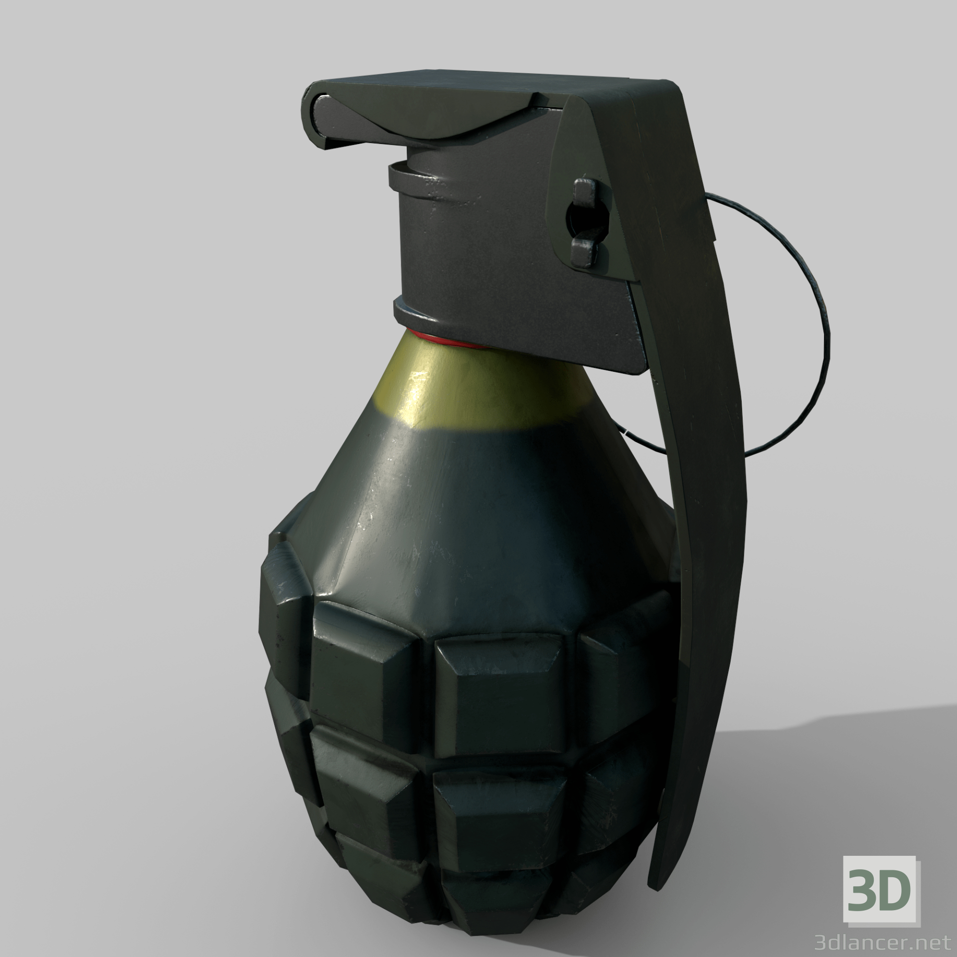 3d Grenade MK 2 model buy - render