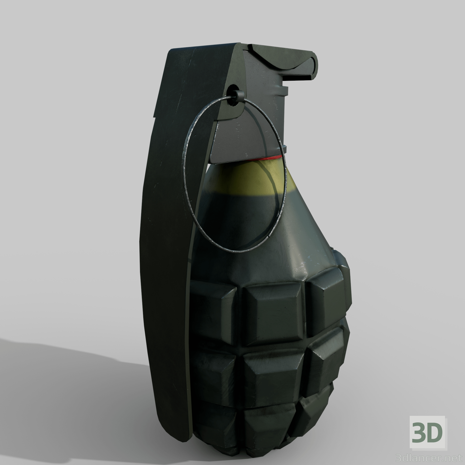 3d Grenade MK 2 model buy - render