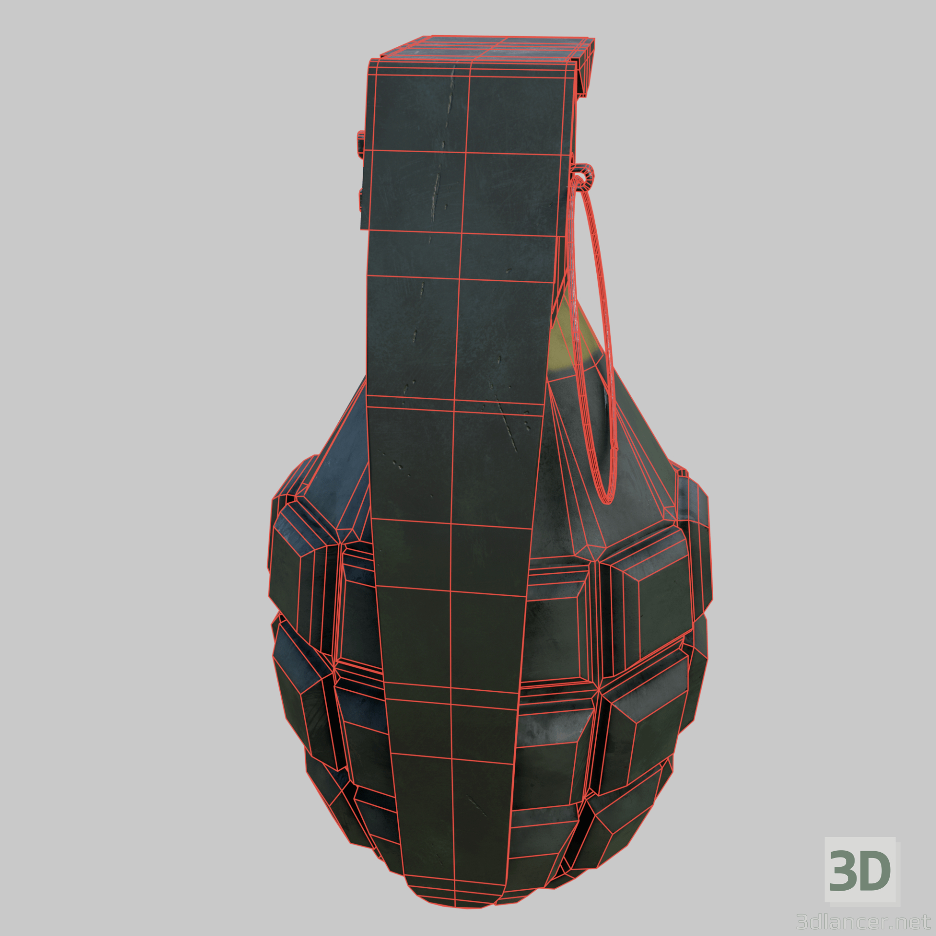 3d Grenade MK 2 model buy - render