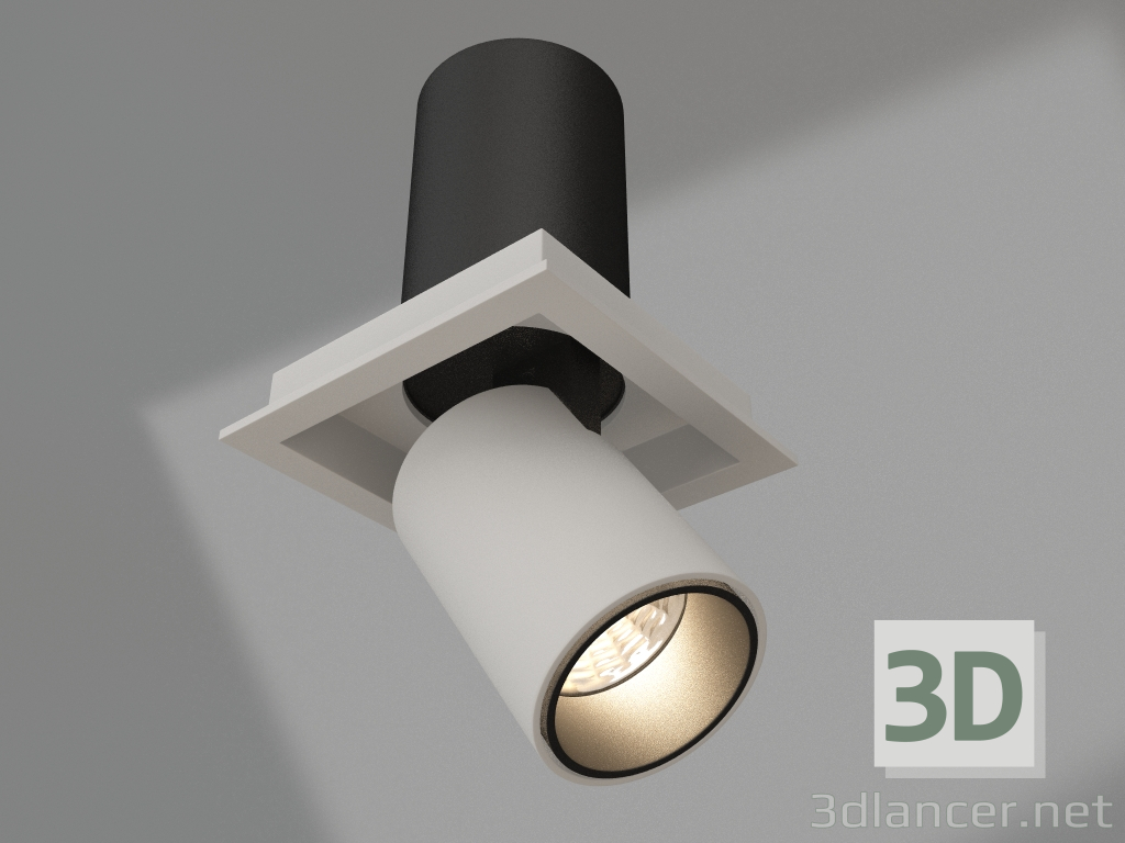 modèle 3D Lampe LTD-PULL-S110x110-10W Warm3000 (WH, 24 degrés, 230V) - preview