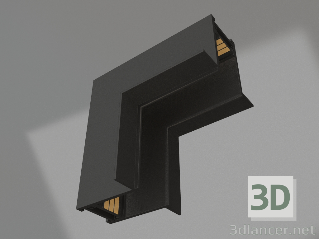 3d model Corner connector MAG-CON-2538-F-L90-INT (BK, internal) - preview