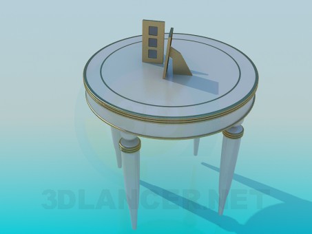 3D Modell Runder Tisch - Vorschau