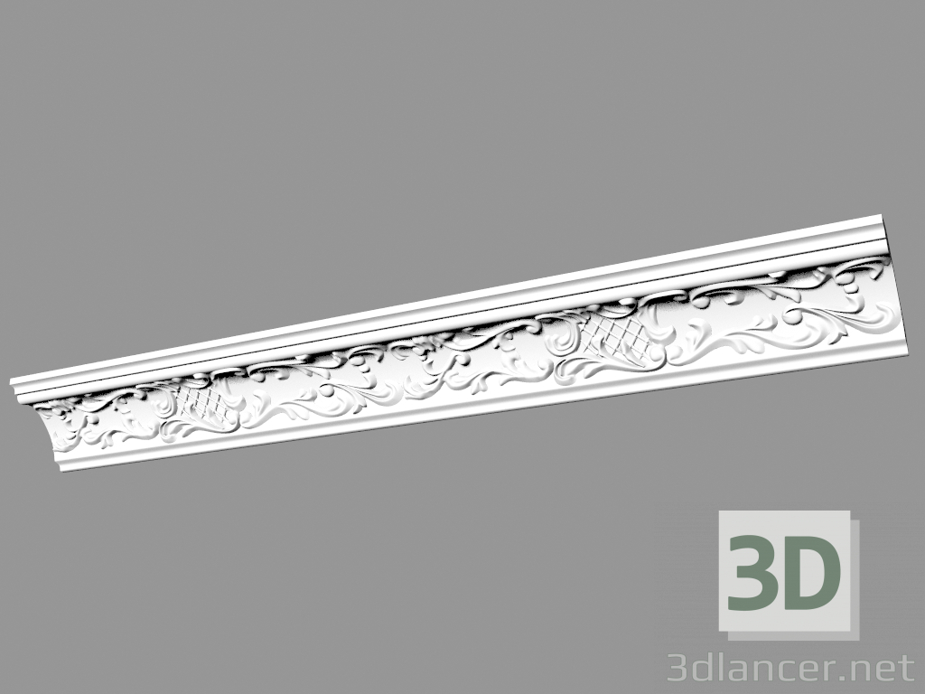 Modelo 3d Cornija moldada (CF29) - preview