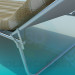 3d model Folding bed with mattress - preview