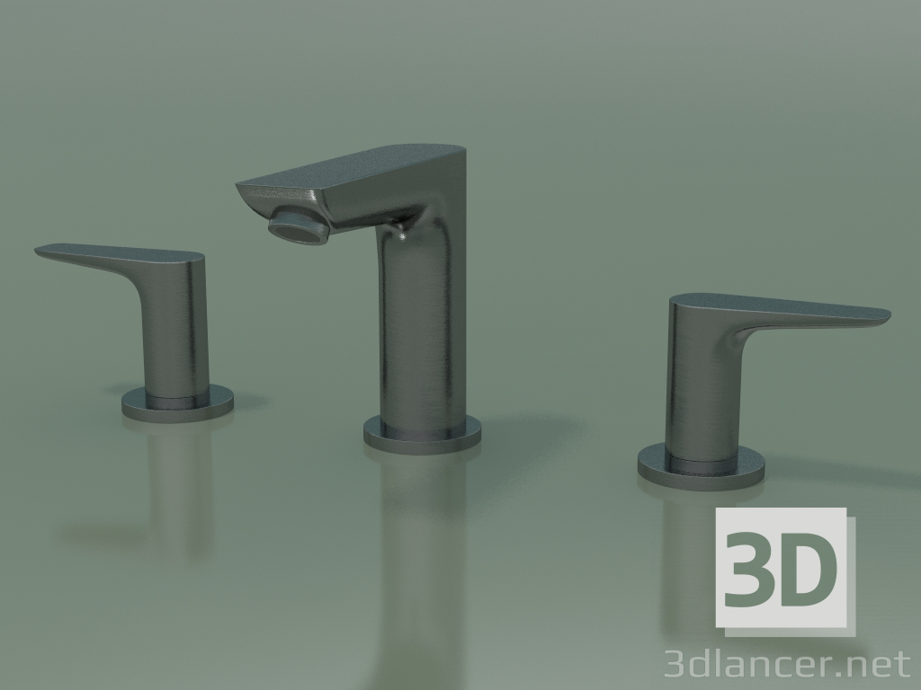 3d модель Змішувач для раковини, на 3 отвори (71733340) – превью