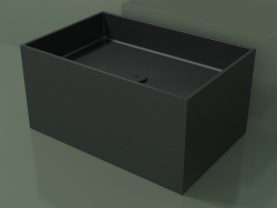 Lavabo da appoggio (01UN42301, Deep Nocturne C38, L 72, P 48, H 36 cm)