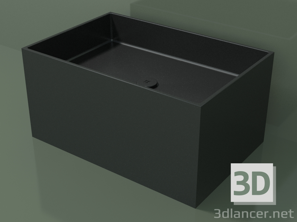 3D modeli Tezgah üstü lavabo (01UN42301, Deep Nocturne C38, L 72, P 48, H 36 cm) - önizleme