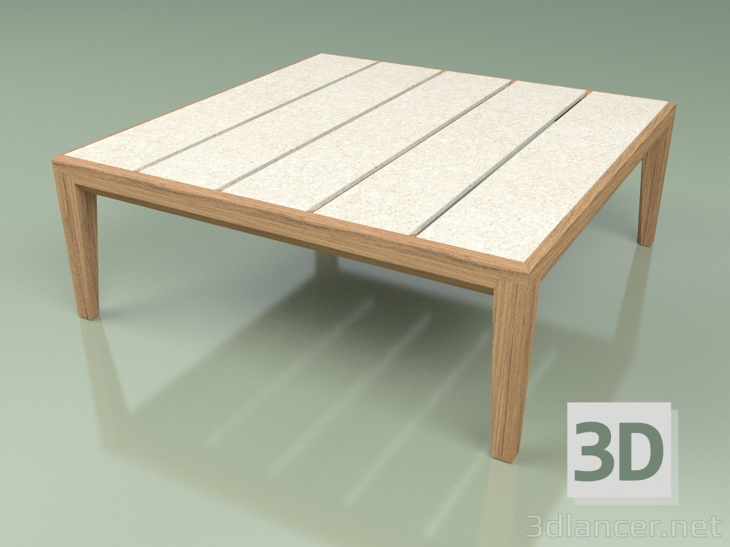 3D Modell Couchtisch 008 (Gres Elfenbein) - Vorschau