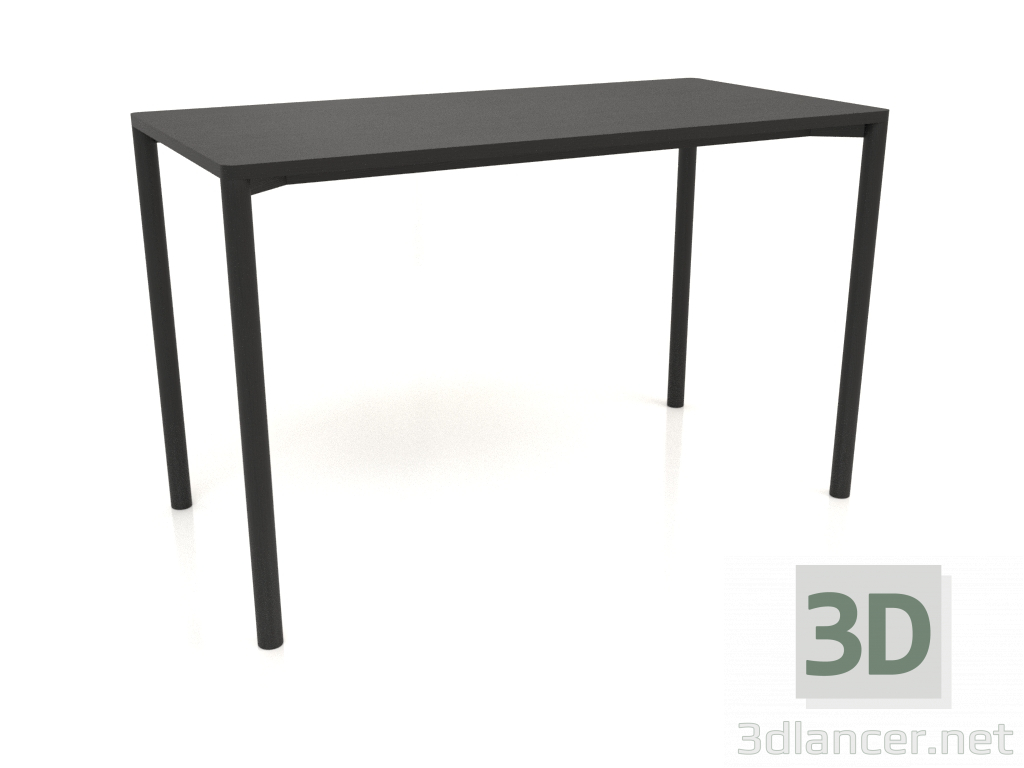 3D Modell Tisch DT (1200x600x750, Holz schwarz) - Vorschau