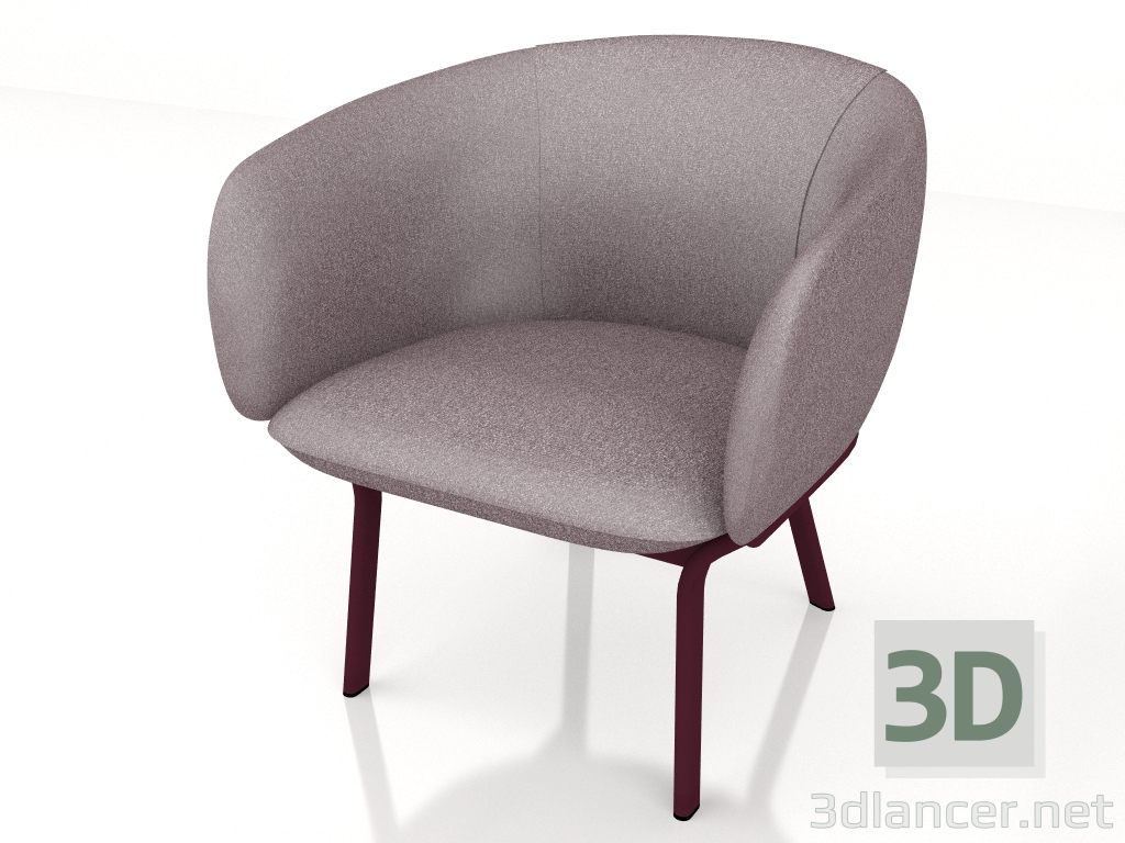 modello 3D Poltrona Grazia GR01 - anteprima