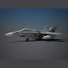 Flugzeug-F18 3D-Modell kaufen - Rendern