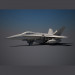 Avión militar Hornet F18 3D modelo Compro - render