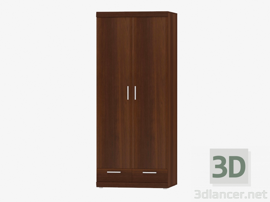 3D Modell Kleiderschrank 2D-2S (TYP 20) - Vorschau