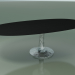 Modelo 3d Mesa de jantar oval (137, lacada a preto) - preview