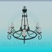 3d model Candelabro con velas - vista previa