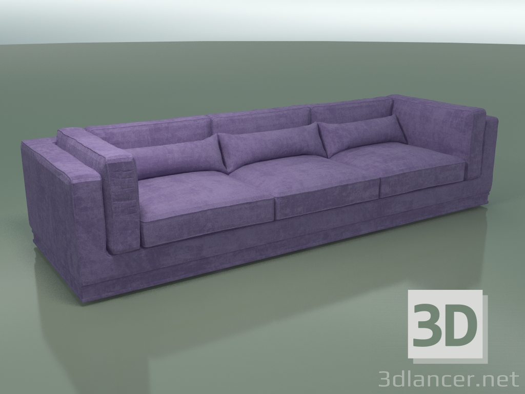 Modelo 3d Sofá-cama duplo - preview