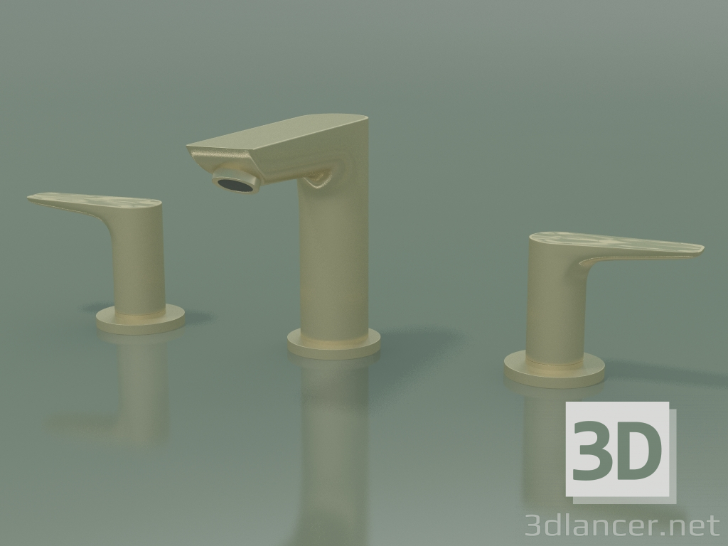 3d model 3-hole basin mixer (71733990) - preview