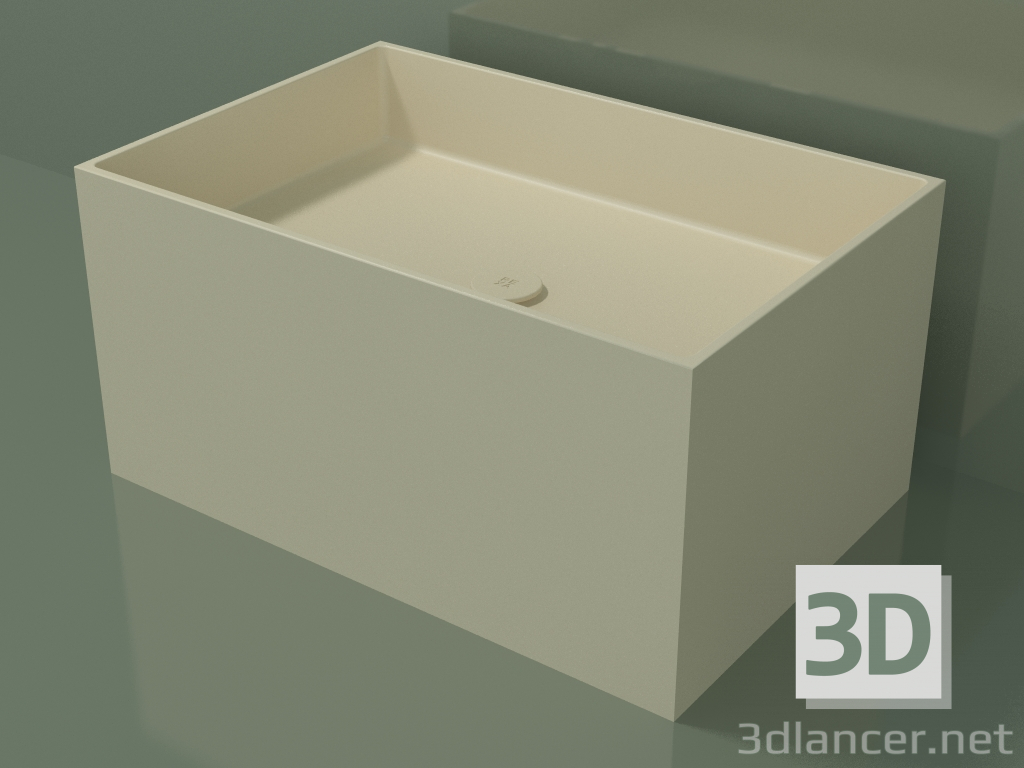 modello 3D Lavabo da appoggio (01UN42301, Bone C39, L 72, P 48, H 36 cm) - anteprima