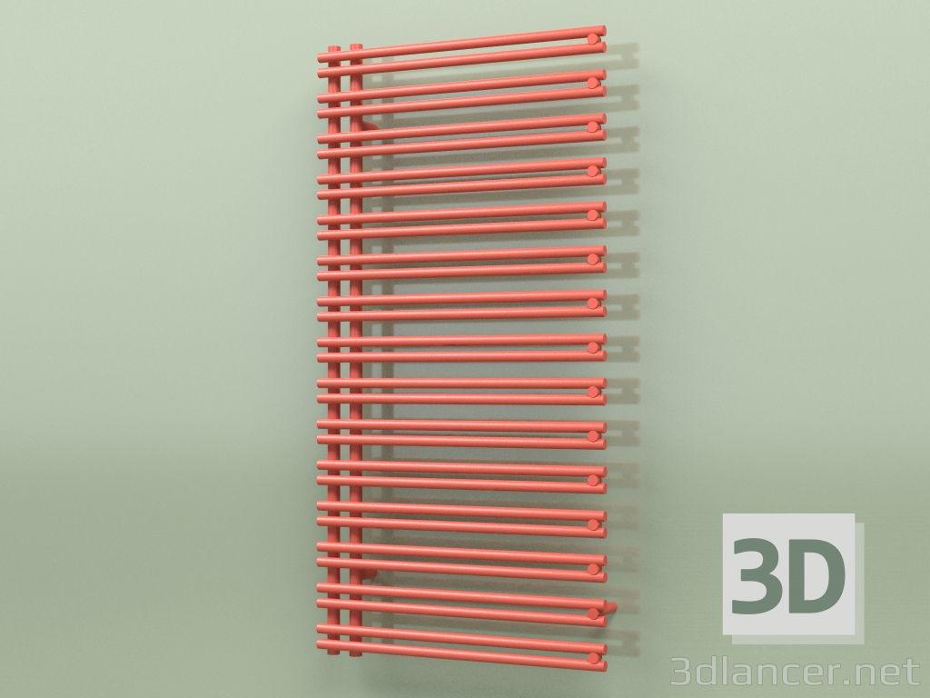 3d model Heated towel rail - Ratea (1200 x 600, RAL - 2002) - preview