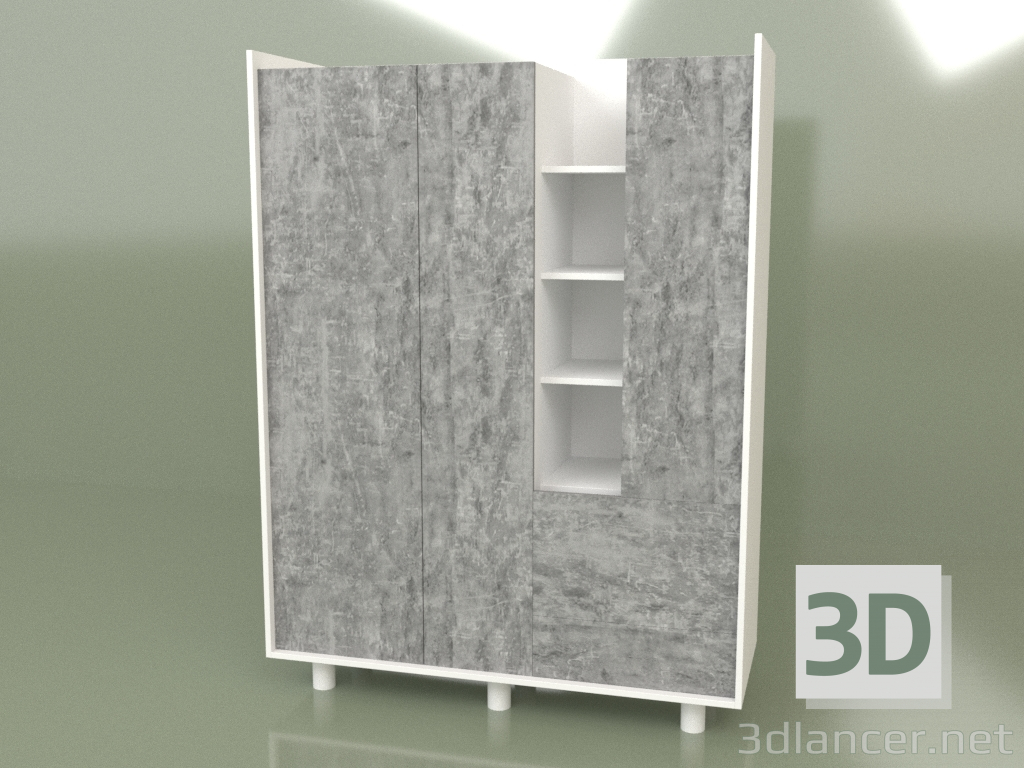 3d model Max armario con cajones (30132) - vista previa