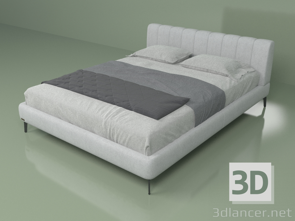 modello 3D Letto matrimoniale Siena 1,6 m - anteprima