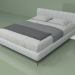 Modelo 3d Cama de casal Siena 1,6 m - preview