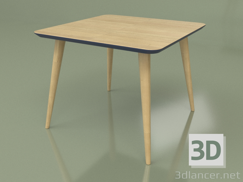 3d model Mesa de comedor cuadrada Ronda 900 (Roble blanco) - vista previa