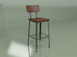 Tabouret de bar Hans (marron)