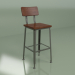 3d model Bar stool Hans (brown) - preview