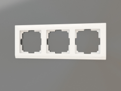 Frame for 3 posts Stark (white)