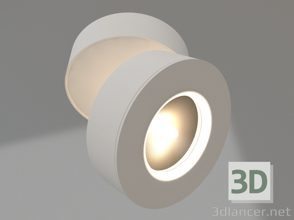 modello 3D Lampada SP-MONA-SURFACE-R100-12W Day4000 (WH, 24 gradi) - anteprima