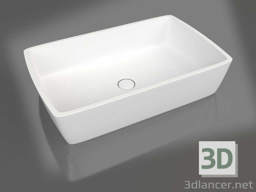 modello 3D Lavabo da appoggio GLORIA 11 - anteprima