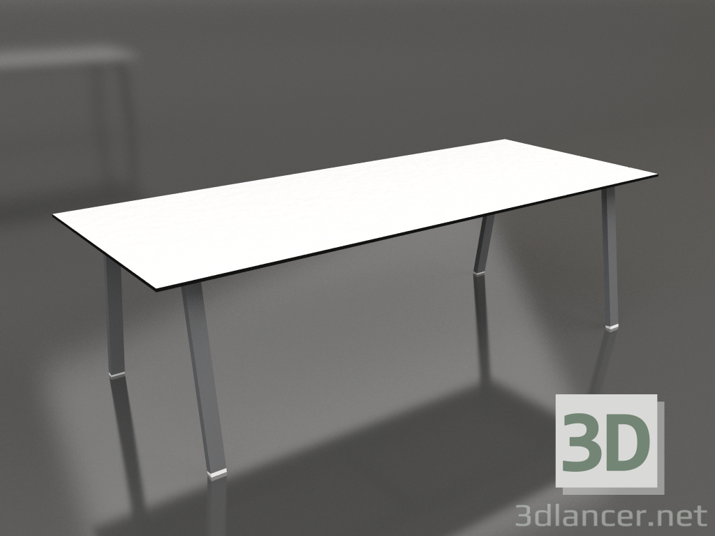 3d model Dining table 250 (Anthracite, Phenolic) - preview