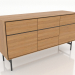 modèle 3D Armoire 2 1600x500 mm (chêne naturel) - preview