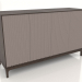 modello 3D Mobile TV FARGO con frontali fresati 1600x500x950 mm (platino, rovere scuro, opzione 2) - anteprima