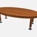 modèle 3D Table ovale Ruthy - preview