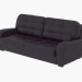 3D Modell Ledersofas Triple-Montreal - Vorschau