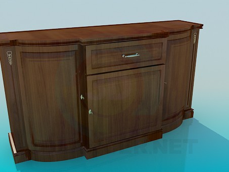 3d model Cajonera - vista previa