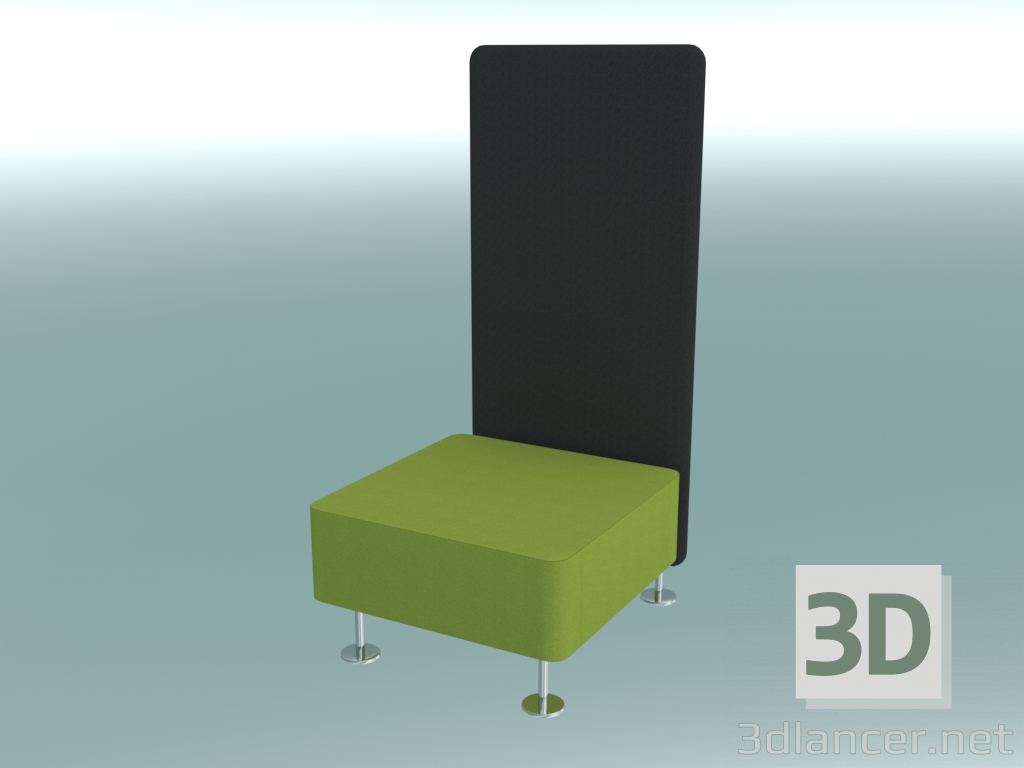 3d model Poof, se conecta a 1 partición (11) - vista previa