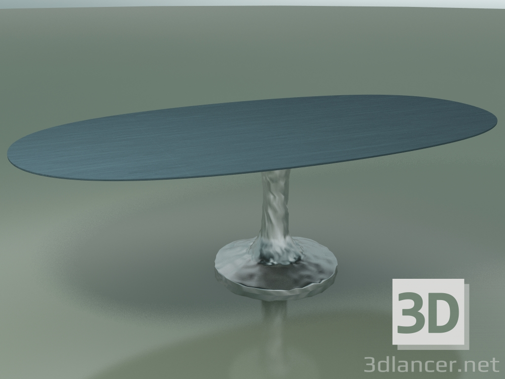 3d model Mesa de comedor ovalada (137, Lacado de la Fuerza Aérea Azul) - vista previa