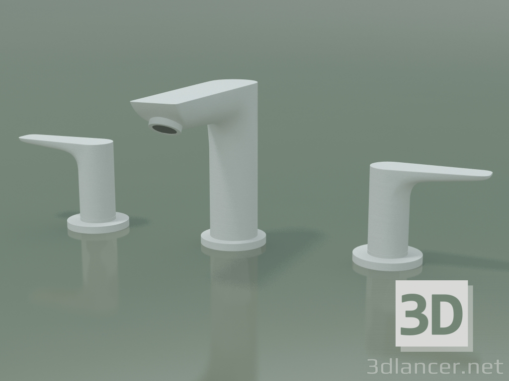 Modelo 3d Misturador de lavatório com 3 furos (71733700) - preview