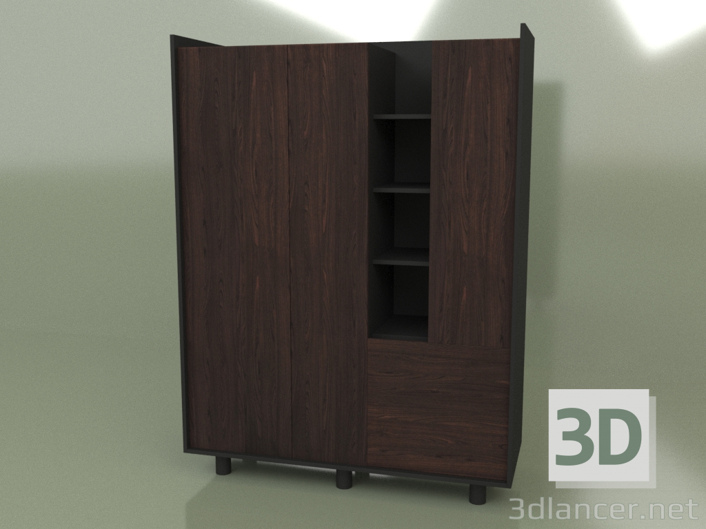 3d model Max armario con cajones (30133) - vista previa