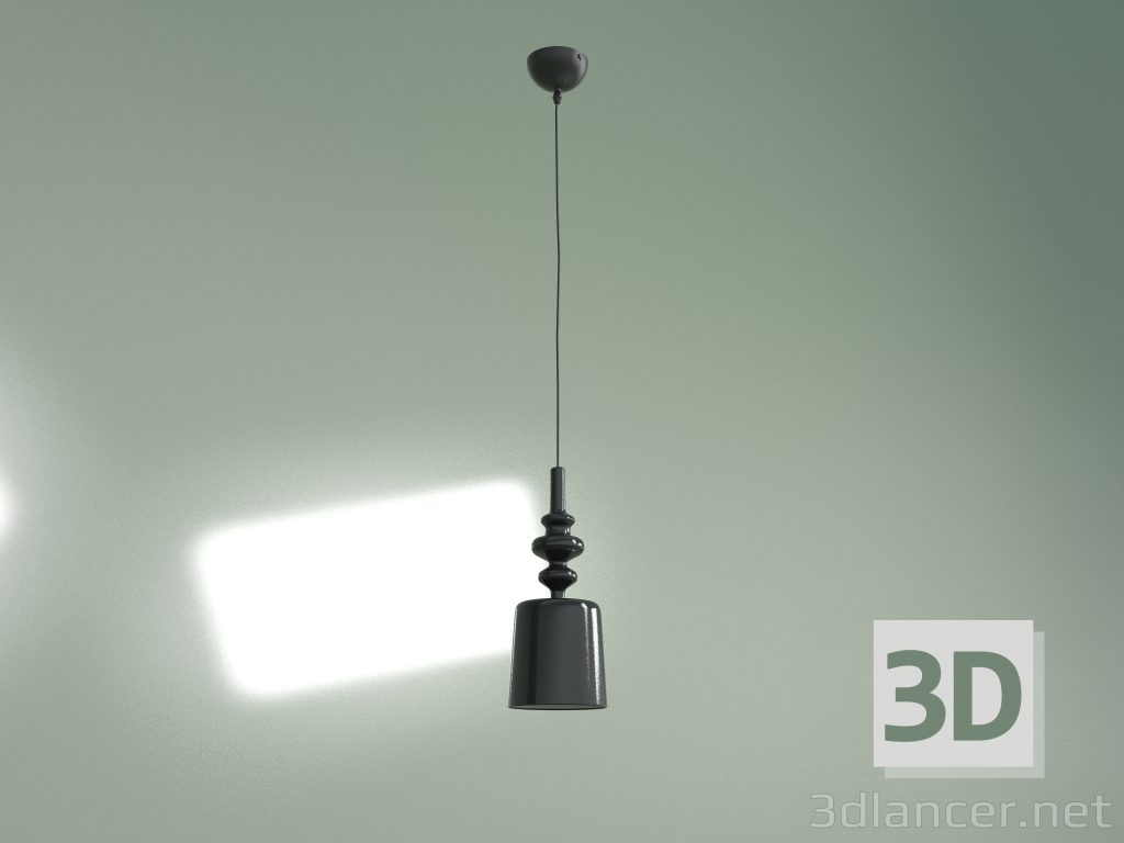 3d model Lámpara colgante Lead (negro) - vista previa