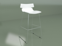 Tabouret de bar Techno (blanc)