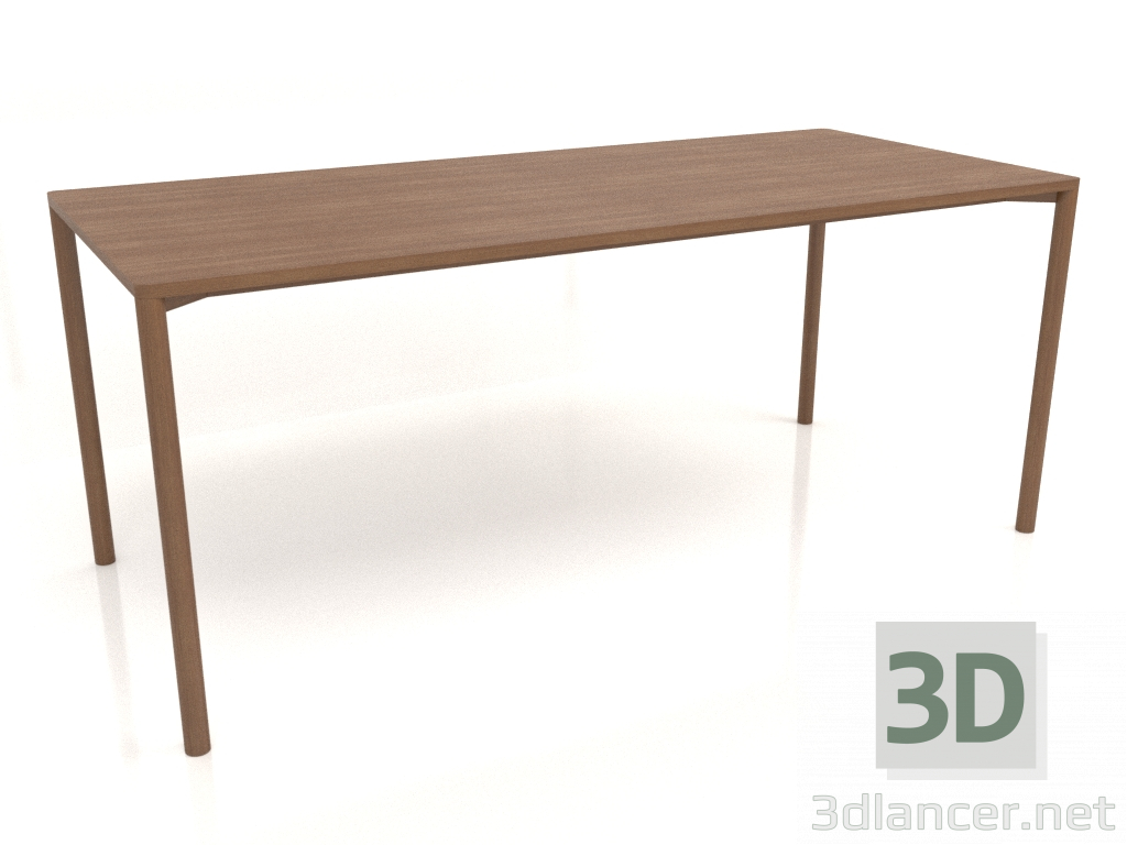 3D Modell Tisch DT (1800x800x750, Holzbraun hell) - Vorschau