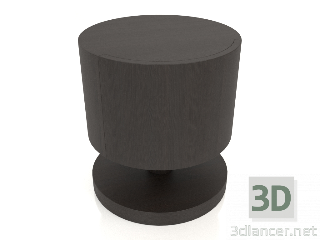 3d модель Столик нічний TM 08 (D=450x500, wood brown dark) – превью